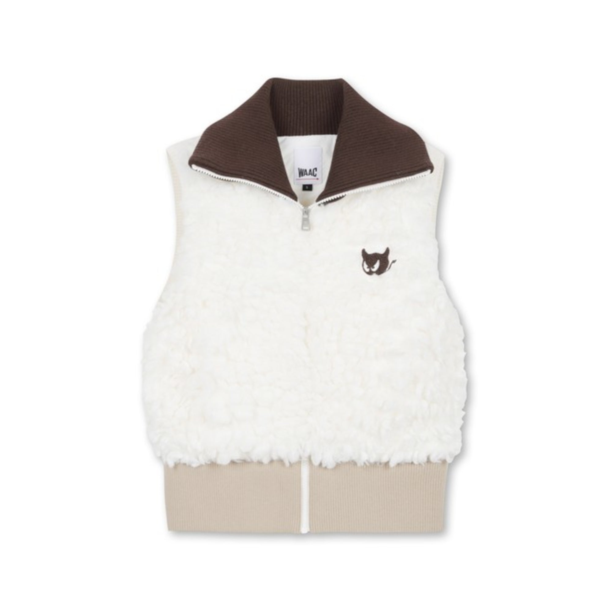 WOMENS フリースベスト アイボリー/072344264
