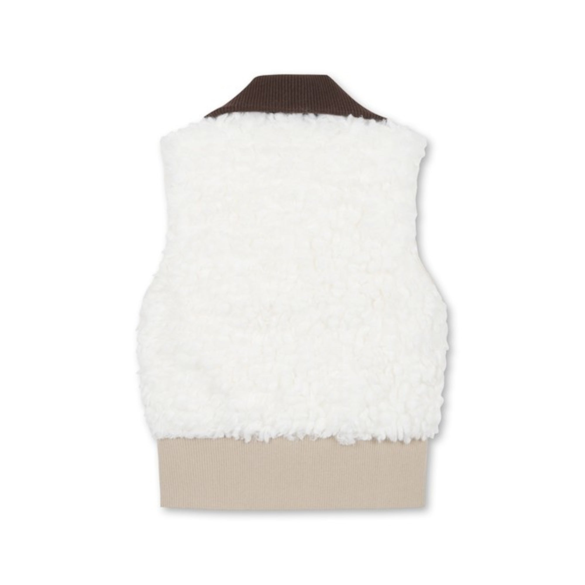 WOMENS フリースベスト アイボリー/072344264