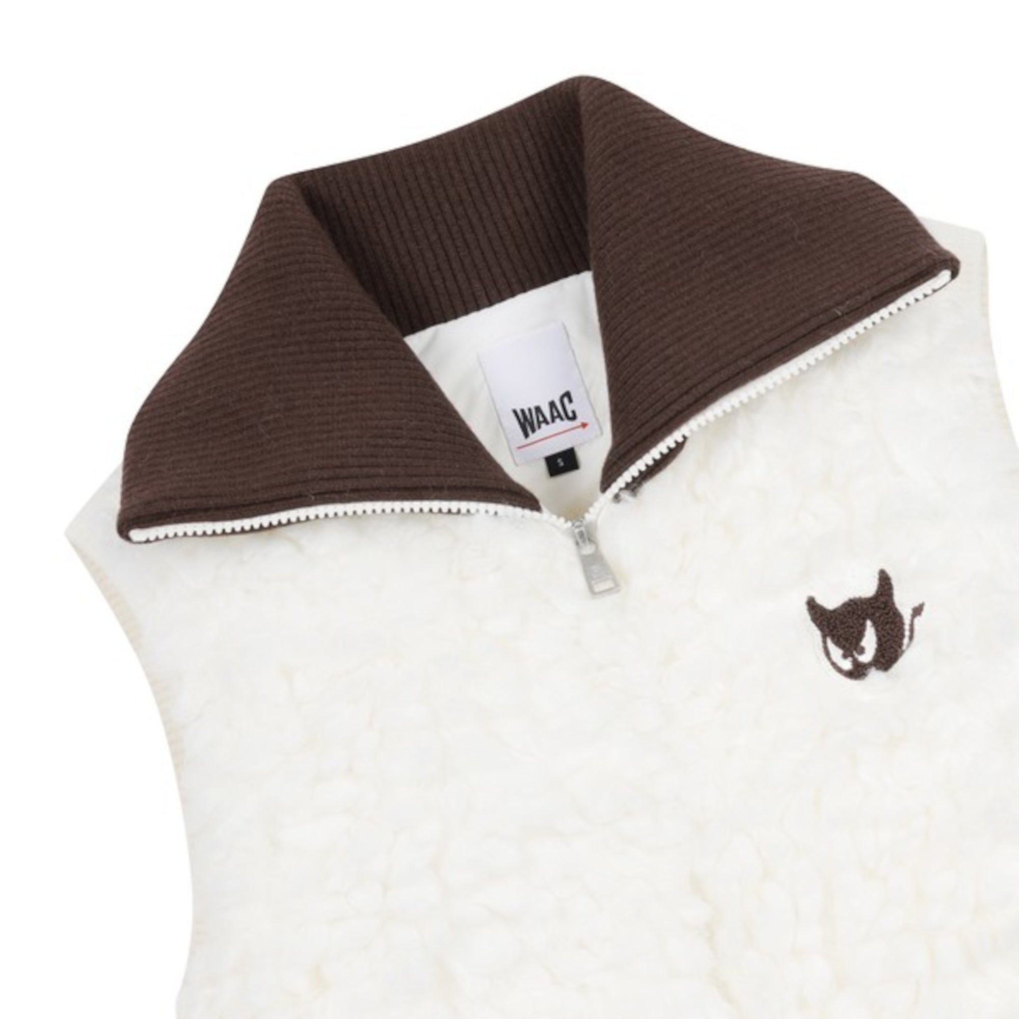 WOMENS フリースベスト アイボリー/072344264