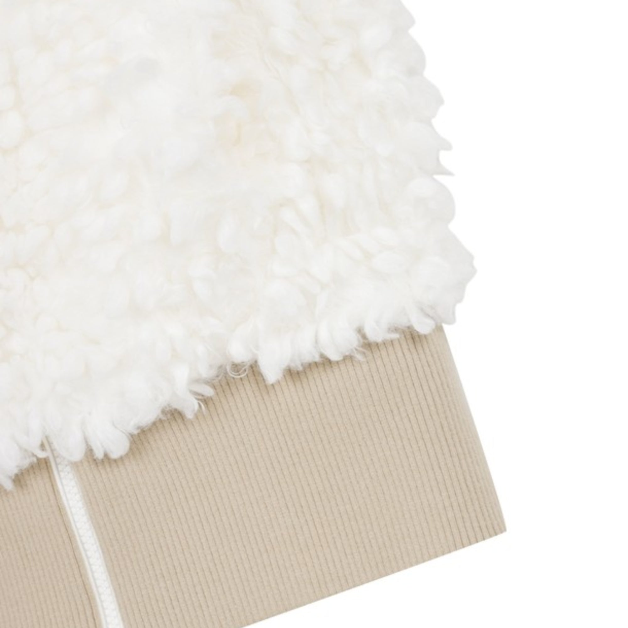 WOMENS フリースベスト アイボリー/072344264