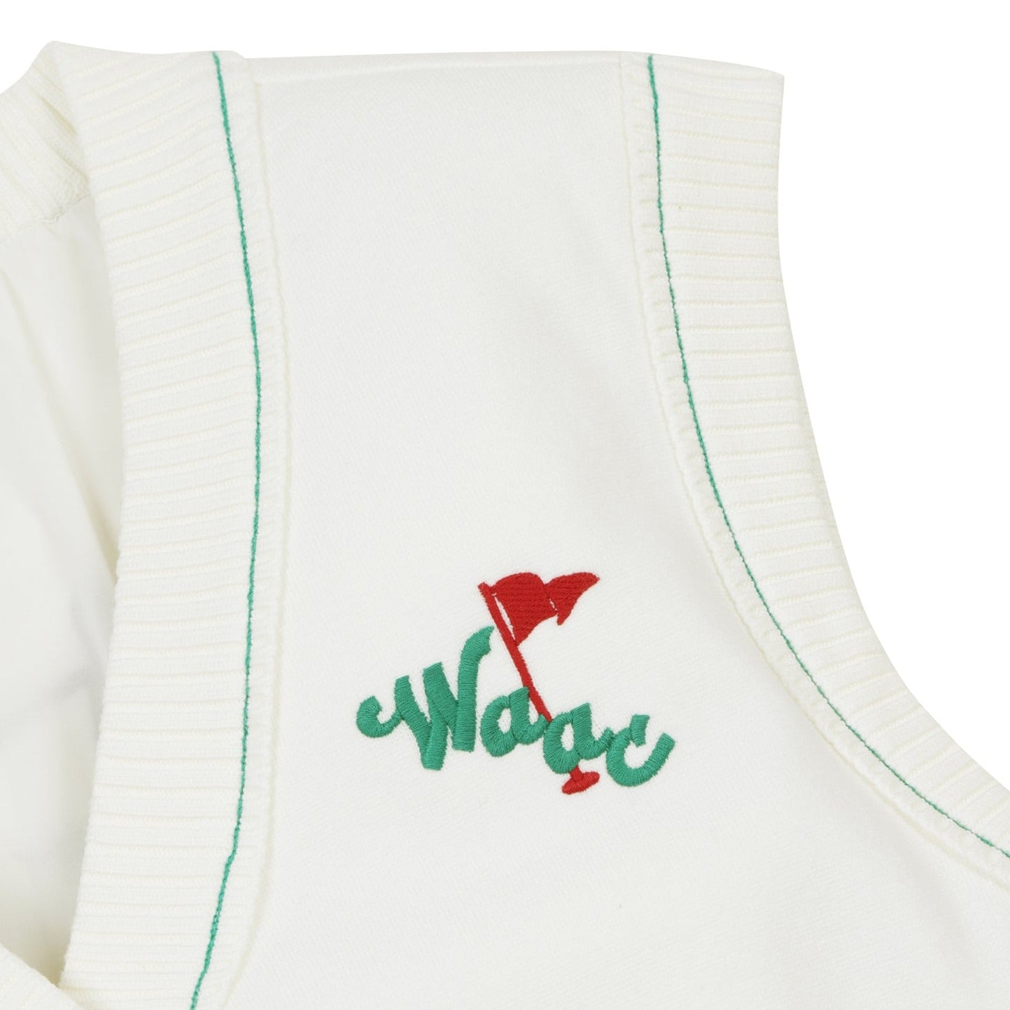 WOMEN 刺繍スリーブレスカーディガン アイボリー