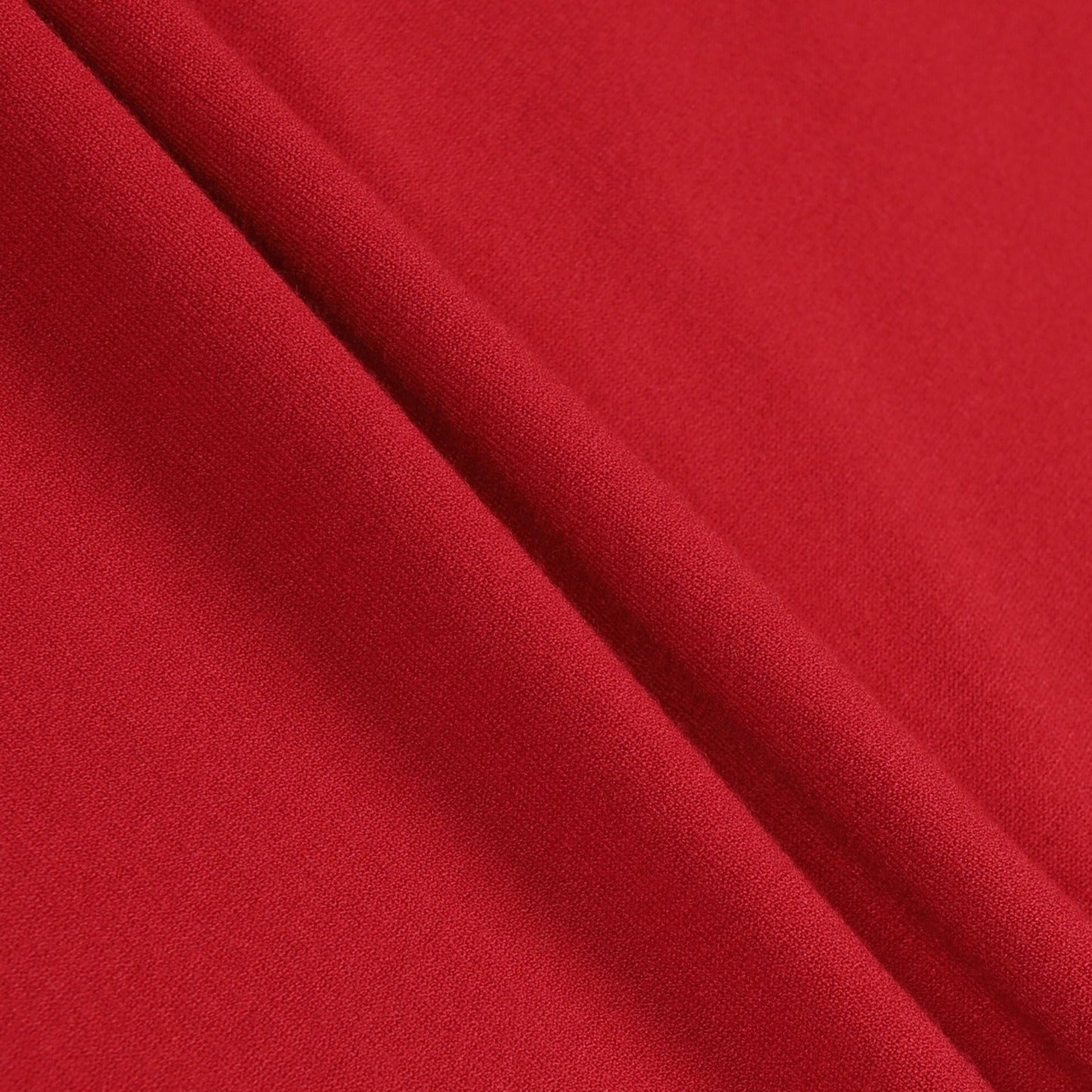 WOMENS バックロゴソリッドセーター レッド/072334754