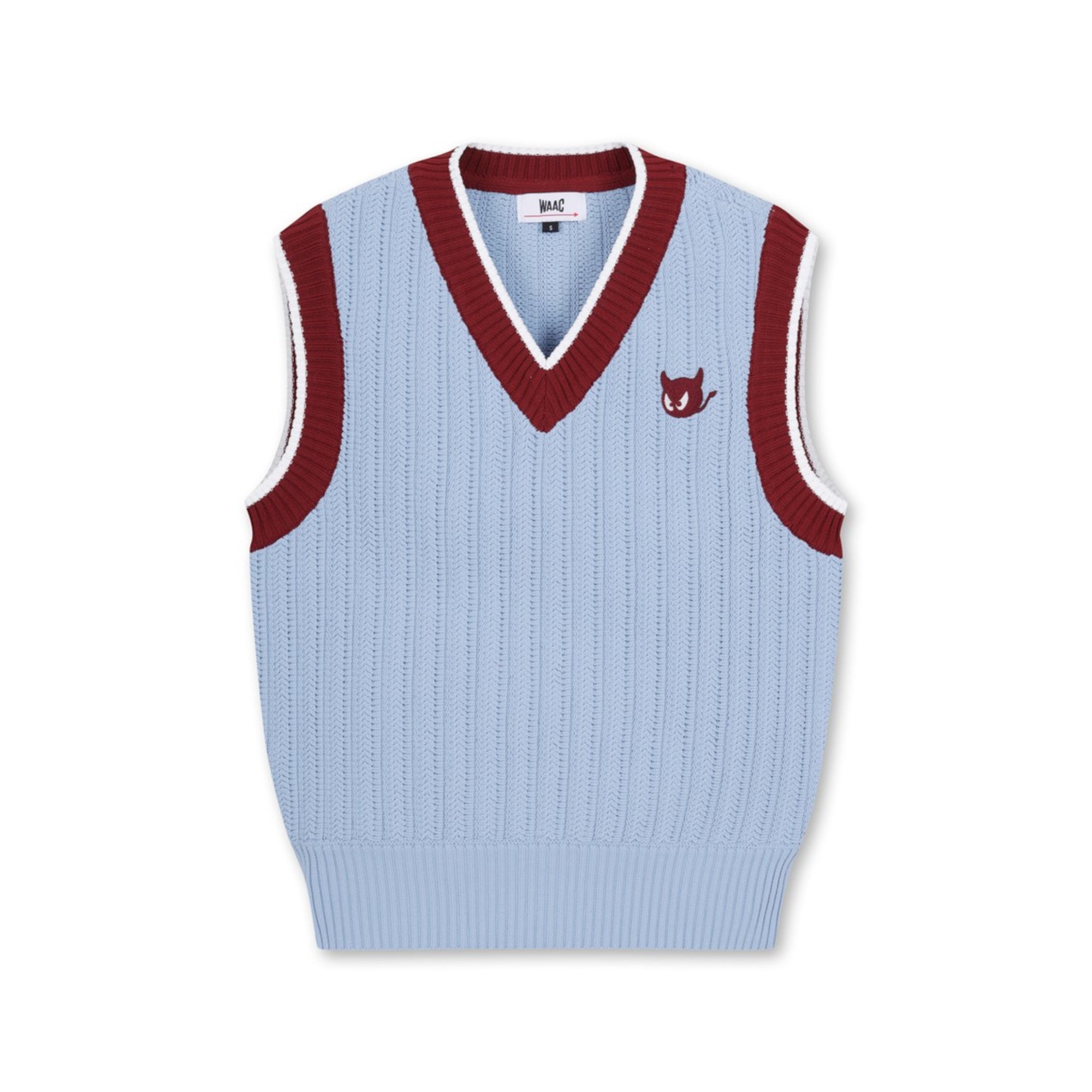 WOMENS ニットベスト サックス/072344751