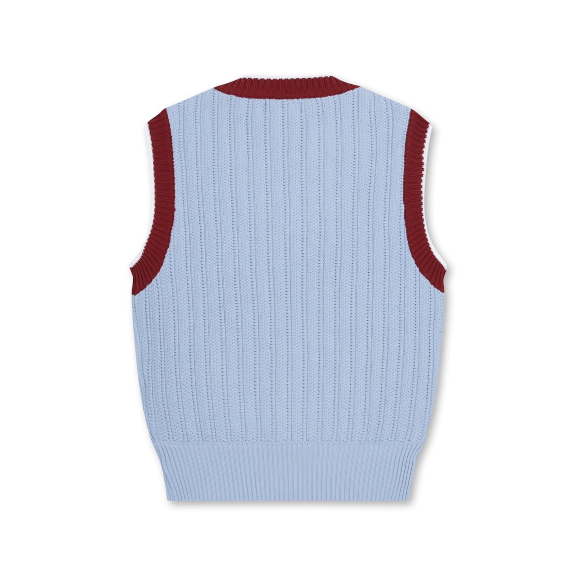 WOMENS ニットベスト サックス/072344751