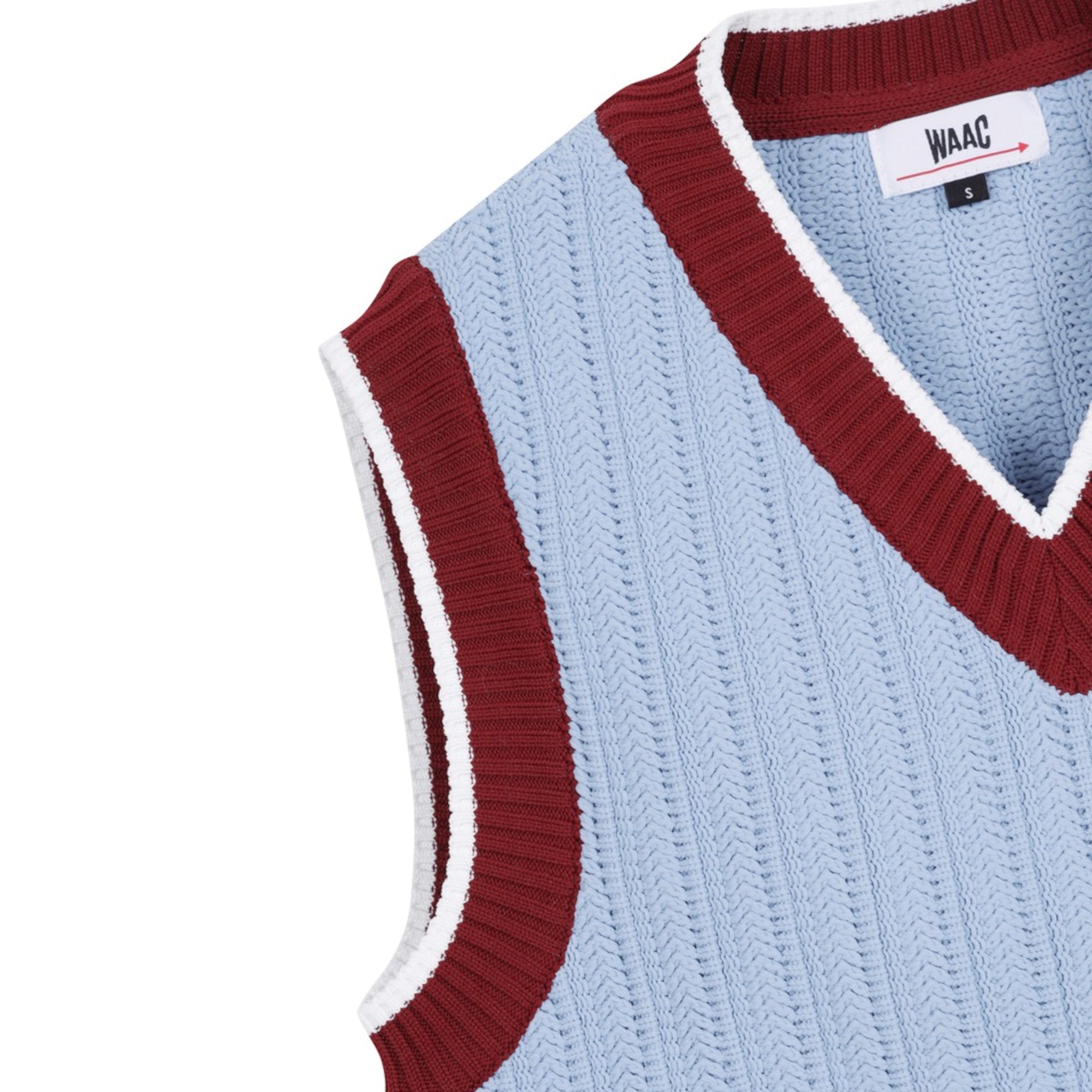 WOMENS ニットベスト サックス/072344751