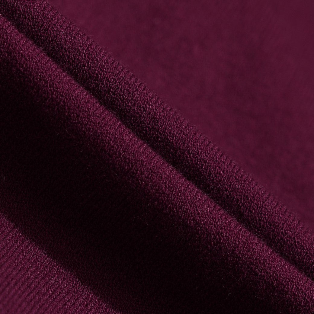 WOMEN Vネックニットベスト バーガンディ