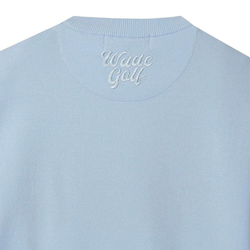 WOMEN WTO ラウンドネックセーター ライトブルー