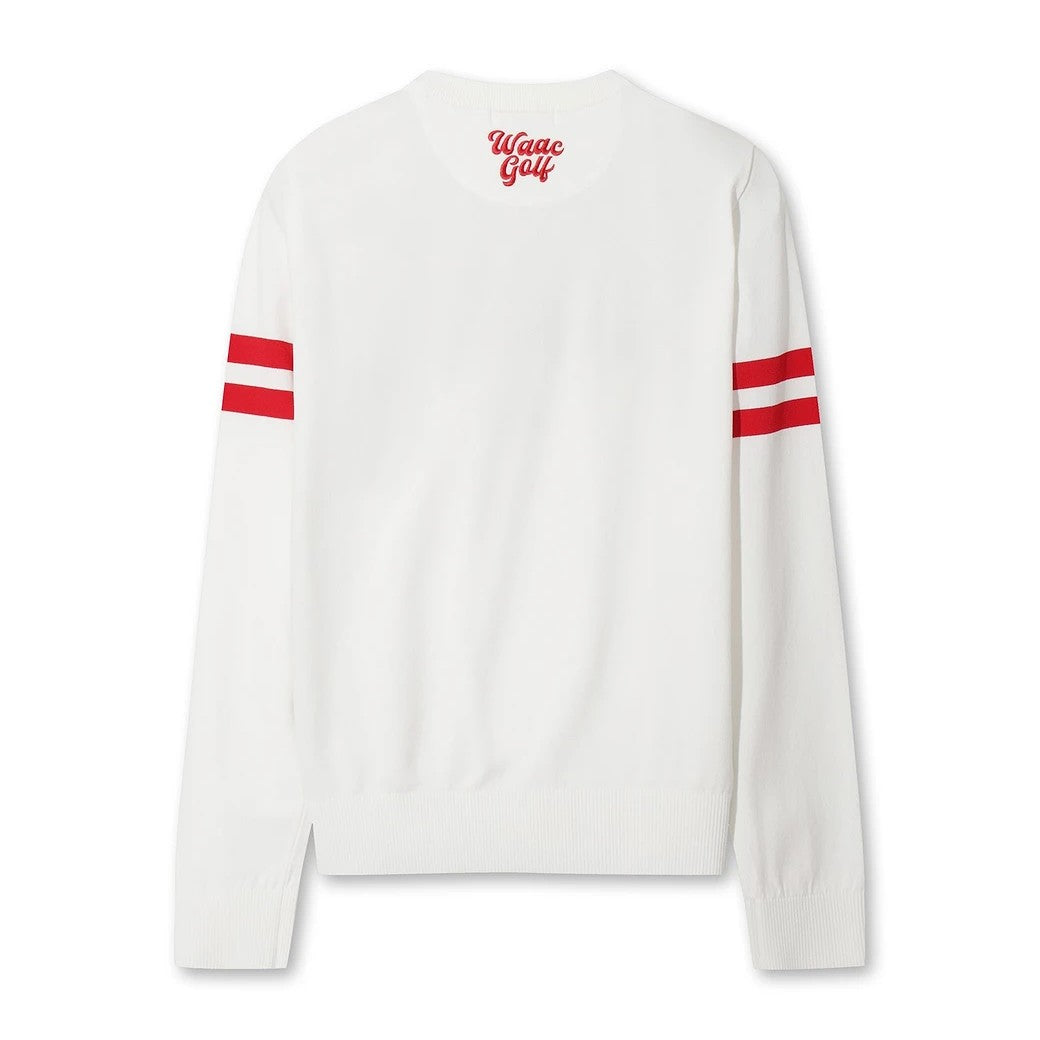 WOMEN WTO ラウンドネックセーター ホワイト