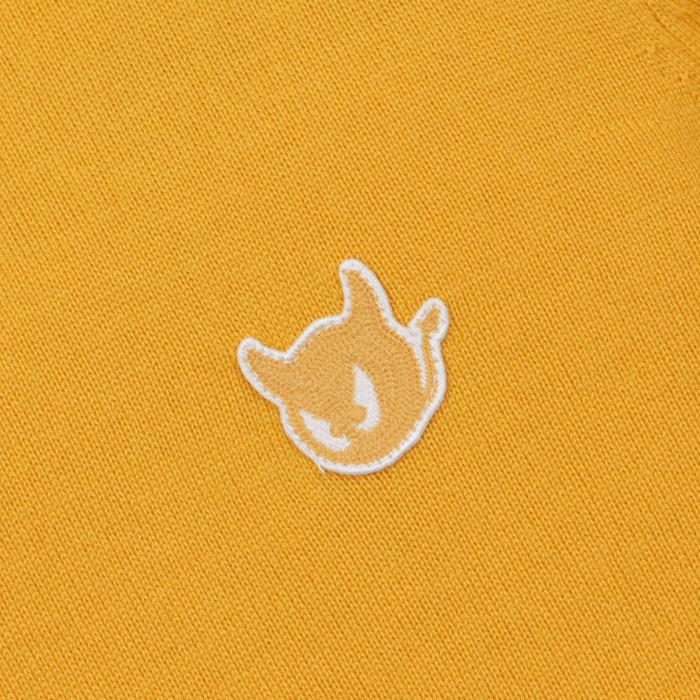 WOMEN 防風ウールセーター マスタード