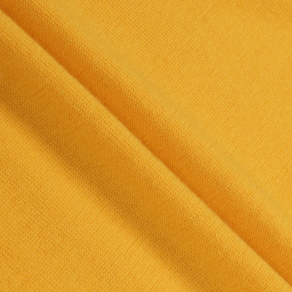 WOMEN 防風ウールセーター マスタード