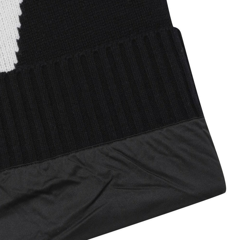 WOMEN フードニットプルオーバー ブラック