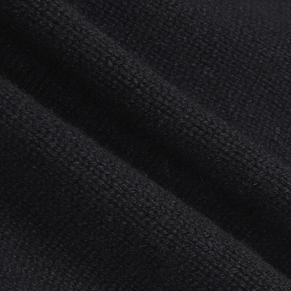 WOMEN フードニットプルオーバー ブラック