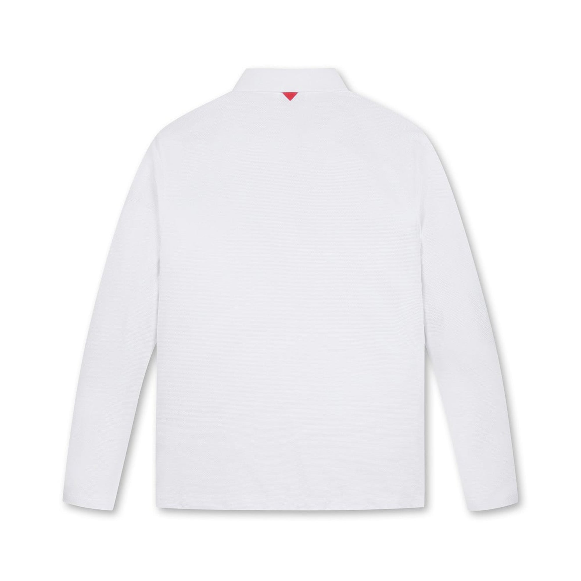 MEN ロングスリーブポロシャツ ホワイト