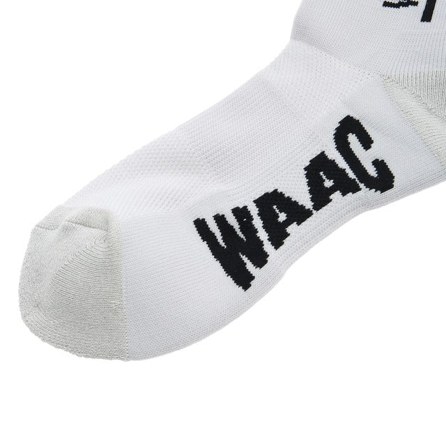 WOMENS 撥水サイドラインニーハイソックス グレー/072224843