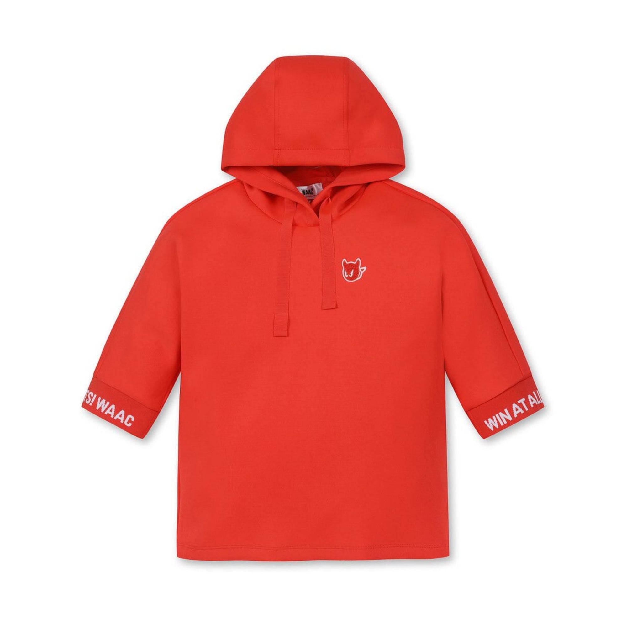 WOMENS 7分袖プルオーバーフーディー/072324052