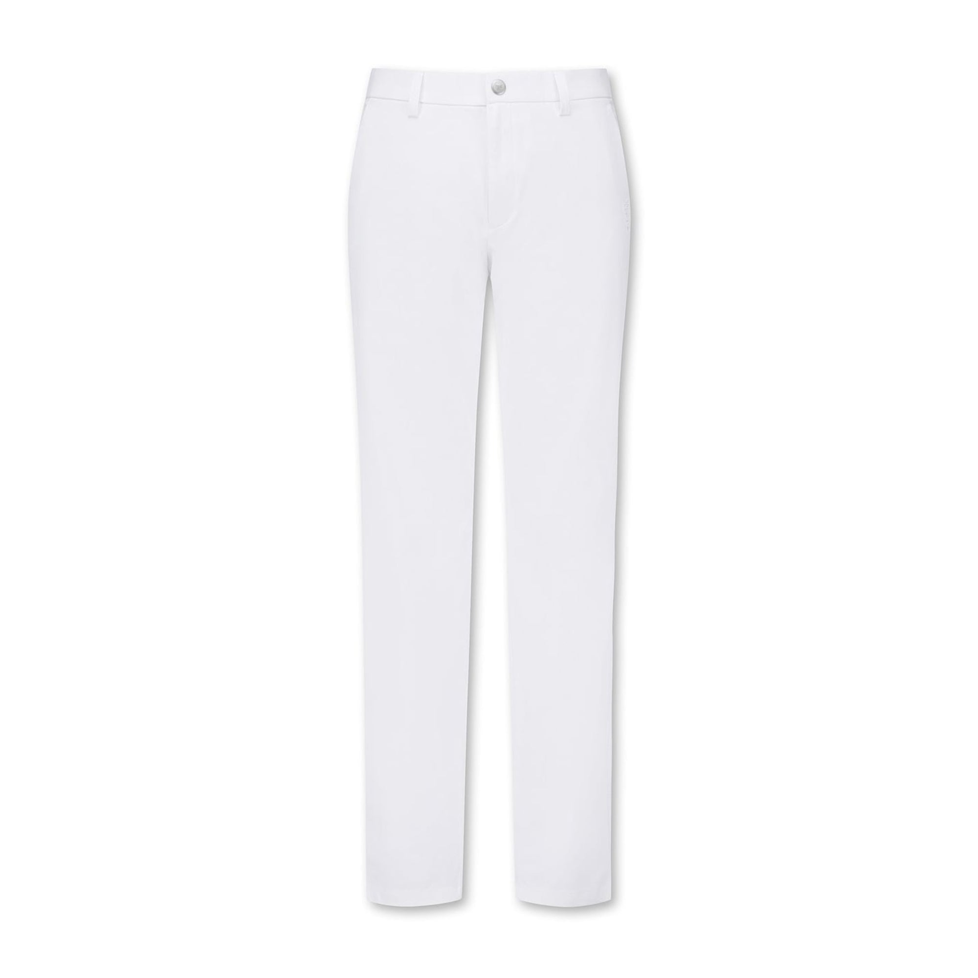 MEN ESSENTIAL スタンダードフィットパンツ ホワイト