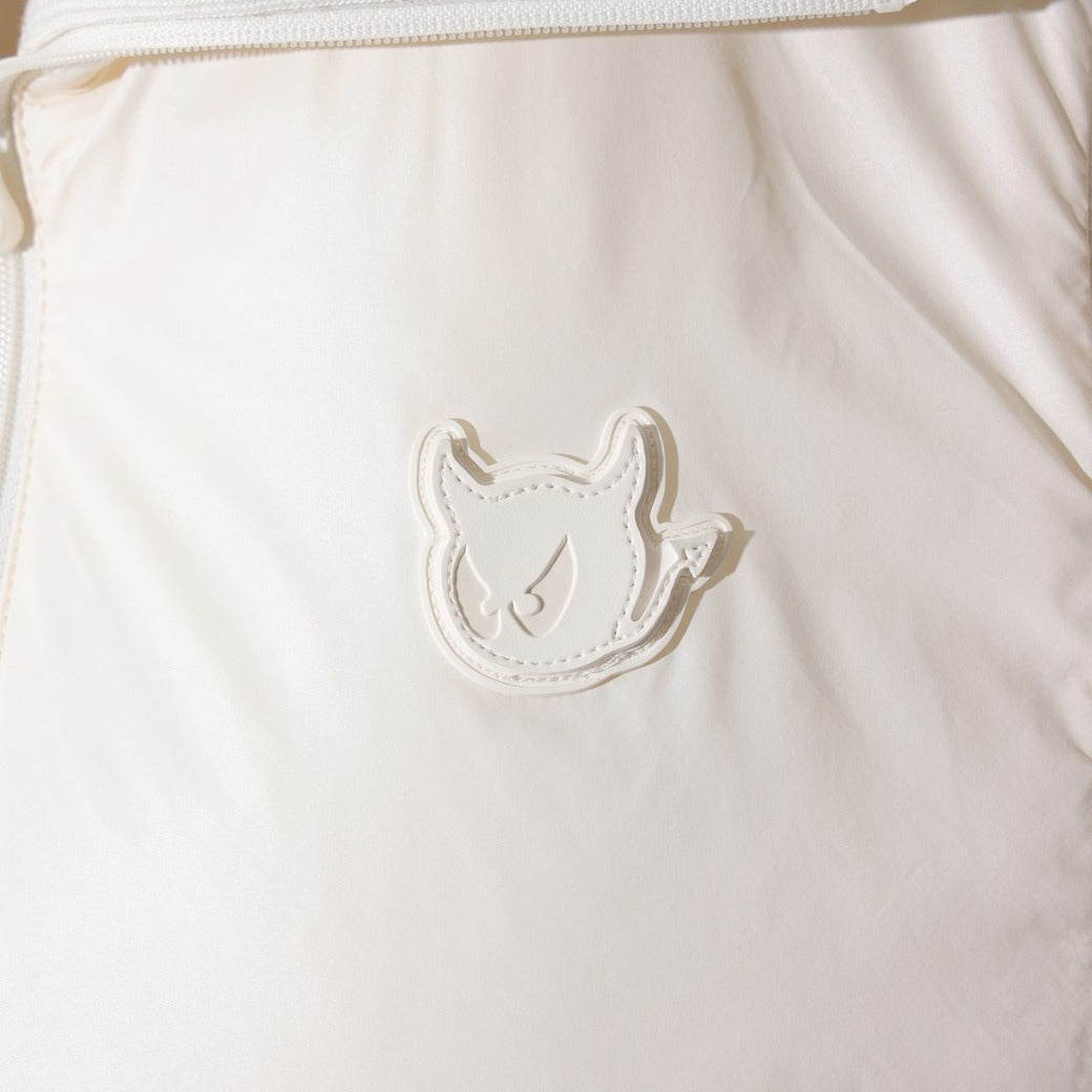 WOMEN ニットハイブリッドパデッドベスト ホワイト