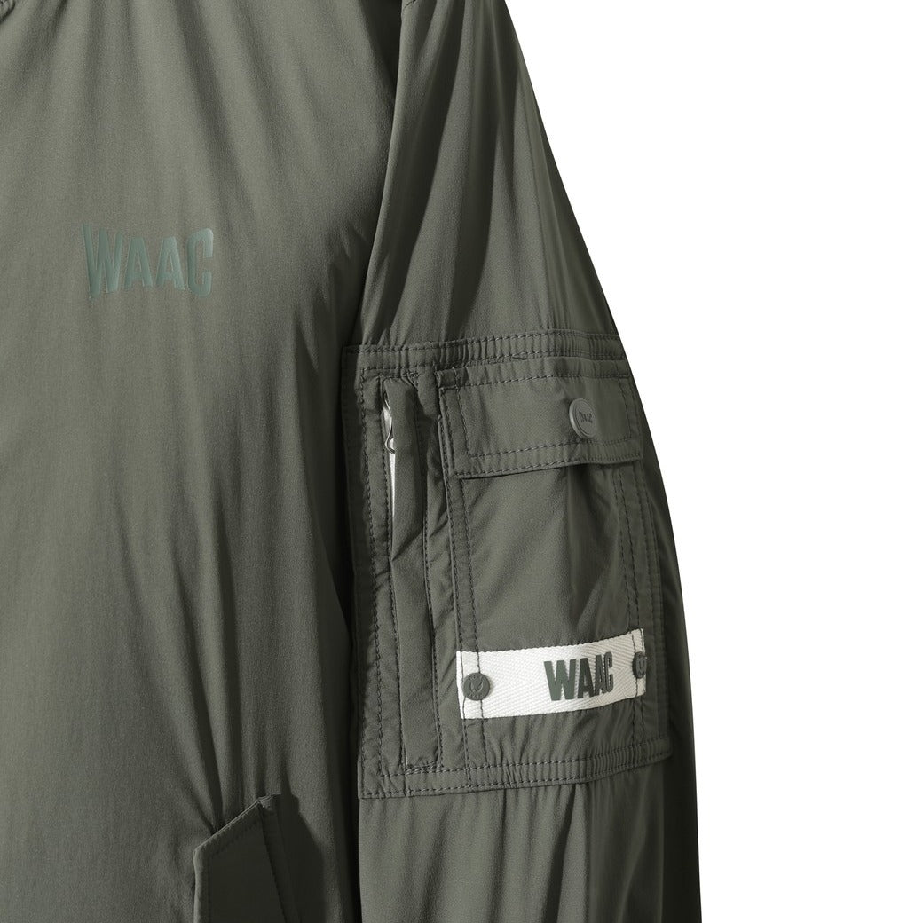 MEN パデッドボンバージャケット ダークグリーン