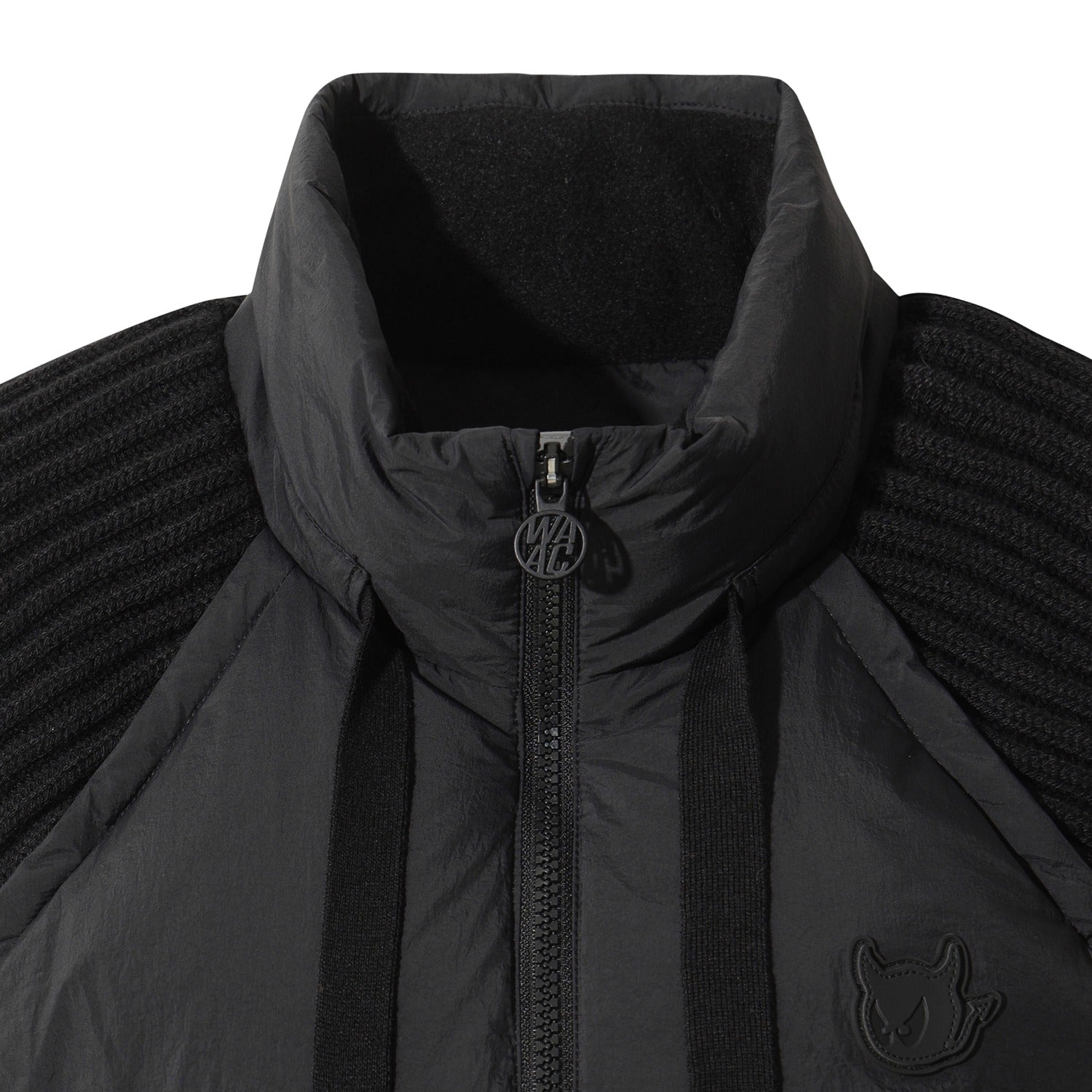 WOMEN ロングダウンベスト ブラック