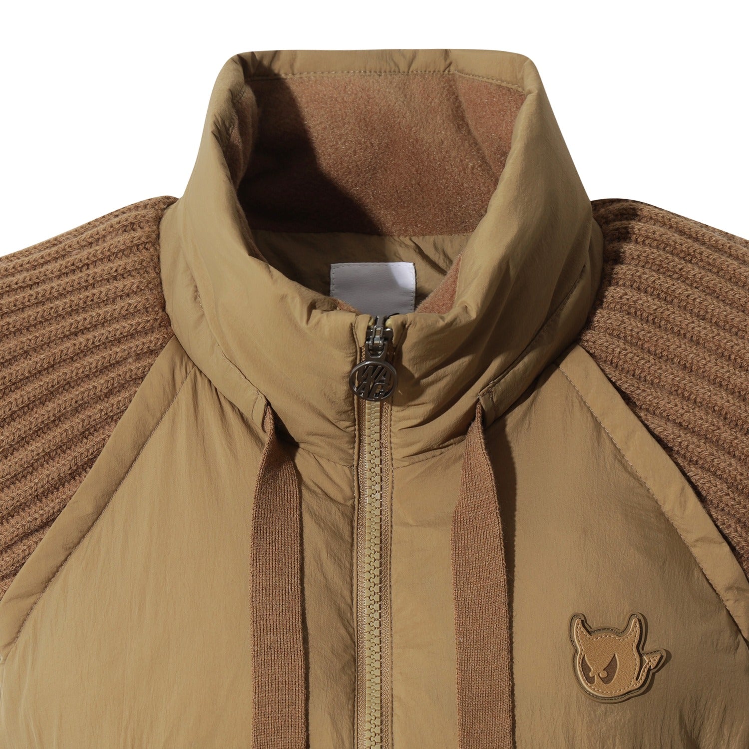 WOMEN ロングダウンベスト ブラウン