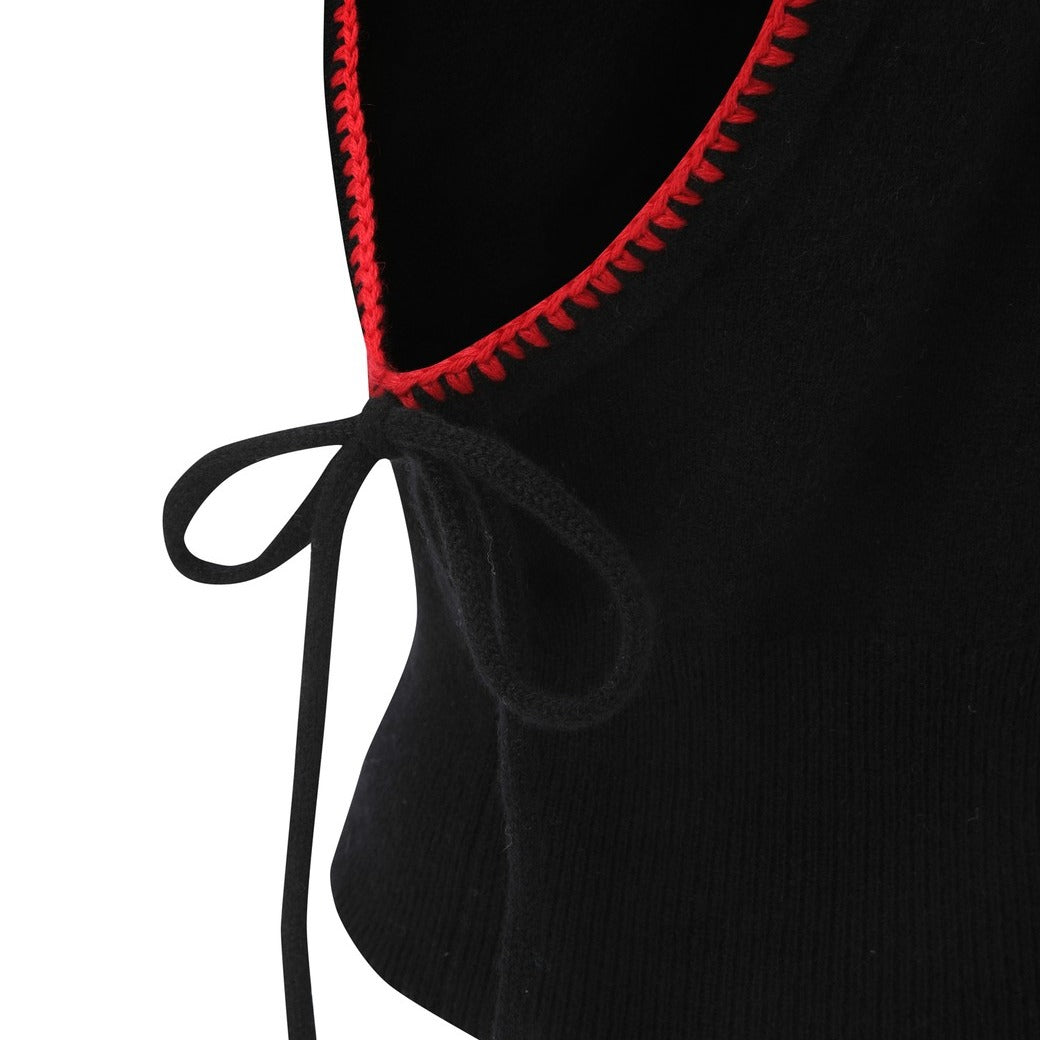 WOMEN カシミヤバラクラバ ブラック