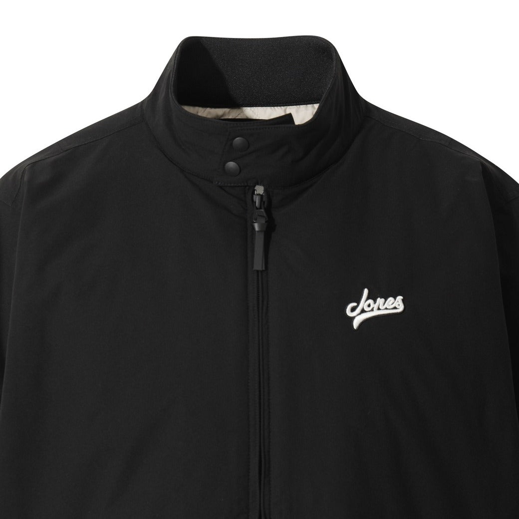 【WAAC X JONES】MEN パデッドハリントンジャケット ブラック