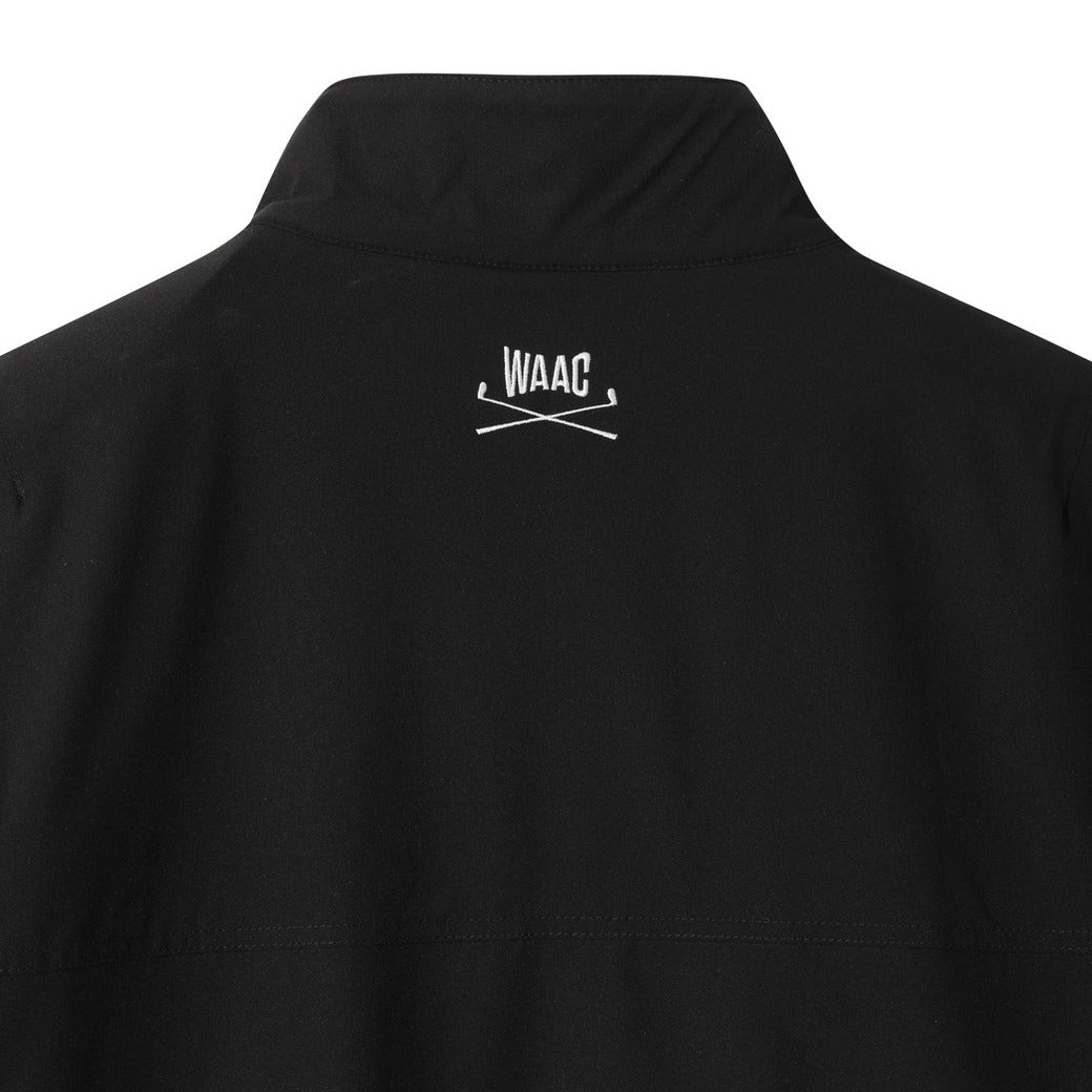 【WAAC X JONES】MEN パデッドハリントンジャケット ブラック