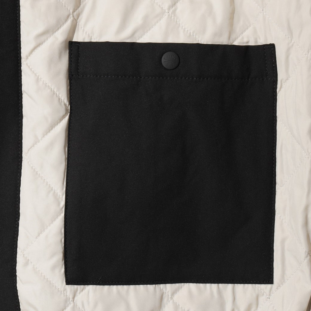 【WAAC X JONES】MEN パデッドハリントンジャケット ブラック