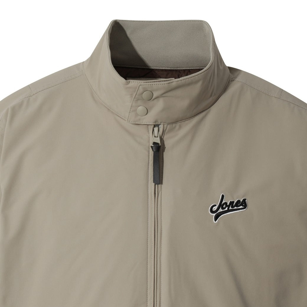 【WAAC X JONES】MEN パデッドハリントンジャケット ベージュ