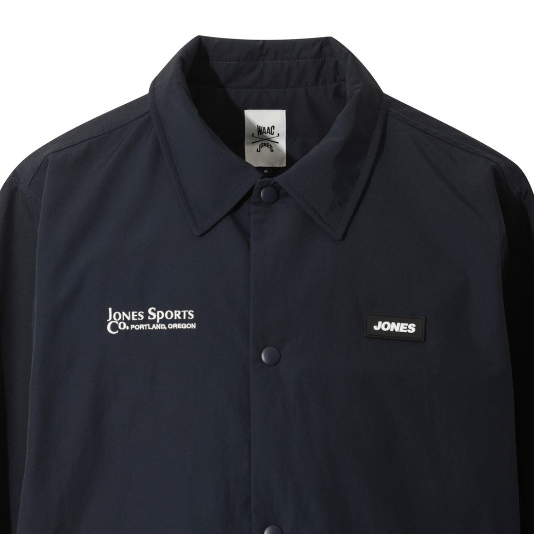 【WAAC X JONES】MEN パデッドコーチジャケット ネイビー