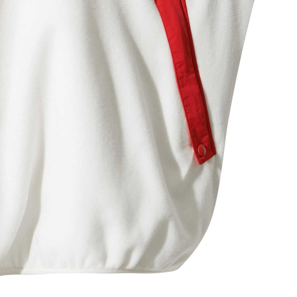 【WAAC X JONES】MEN レトロフリースプルオーバー アイボリー