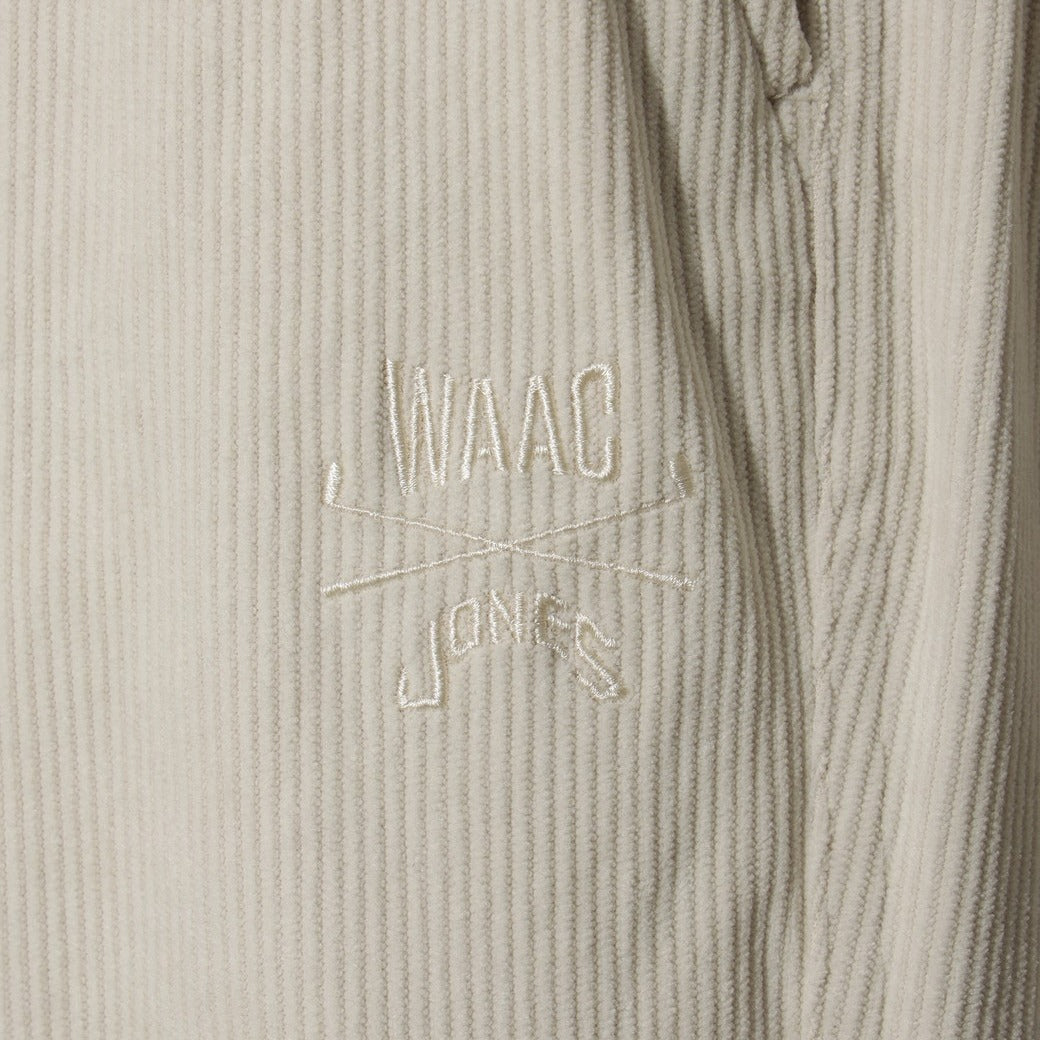 【WAAC X JONES】MEN コーデュロイダブルニーパンツ アイボリー