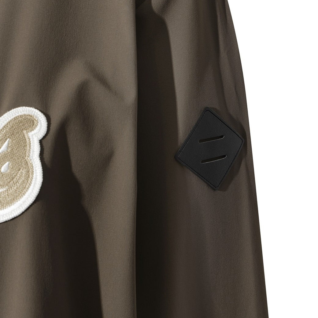 【WAAC X JONES】WOMEN カーブロゴプルオーバー ブラウン