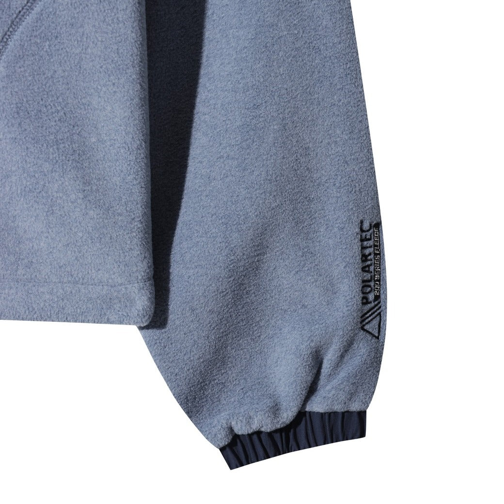 【WAAC X JONES】WOMEN レトロフリースプルオーバー サックスブルー