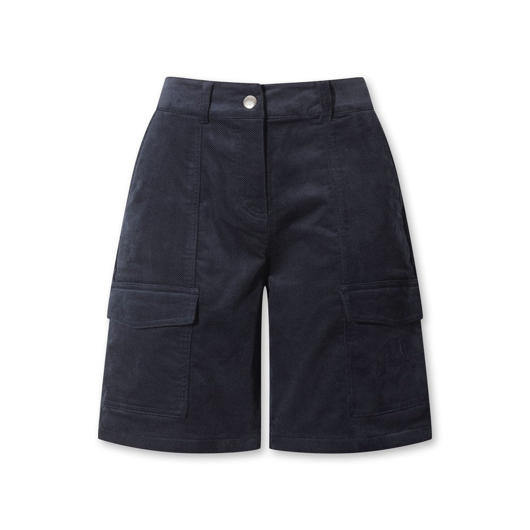 【WAAC X JONES】WOMEN コーデュロイショーツ ネイビー