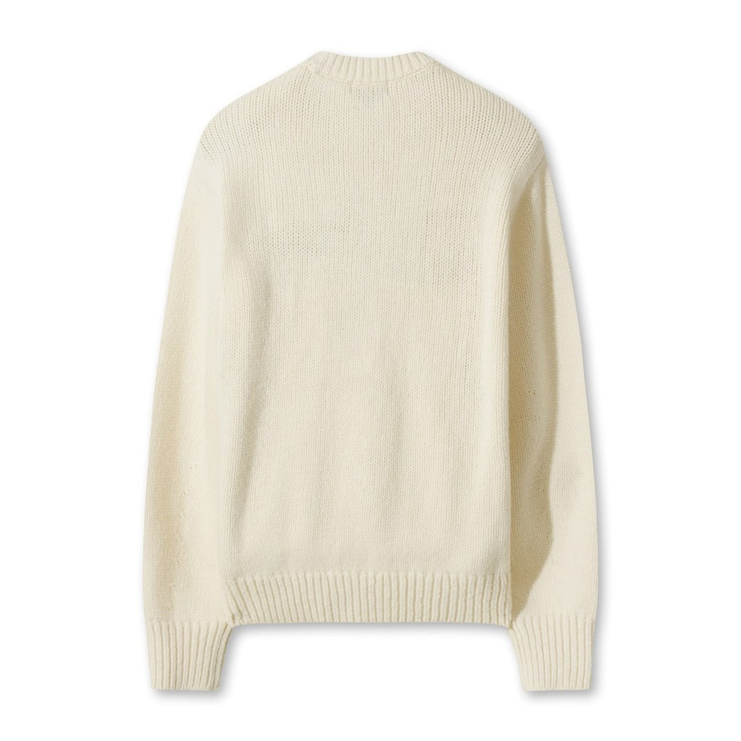 WOMEN BEANIE WAACKYセーター アイボリー