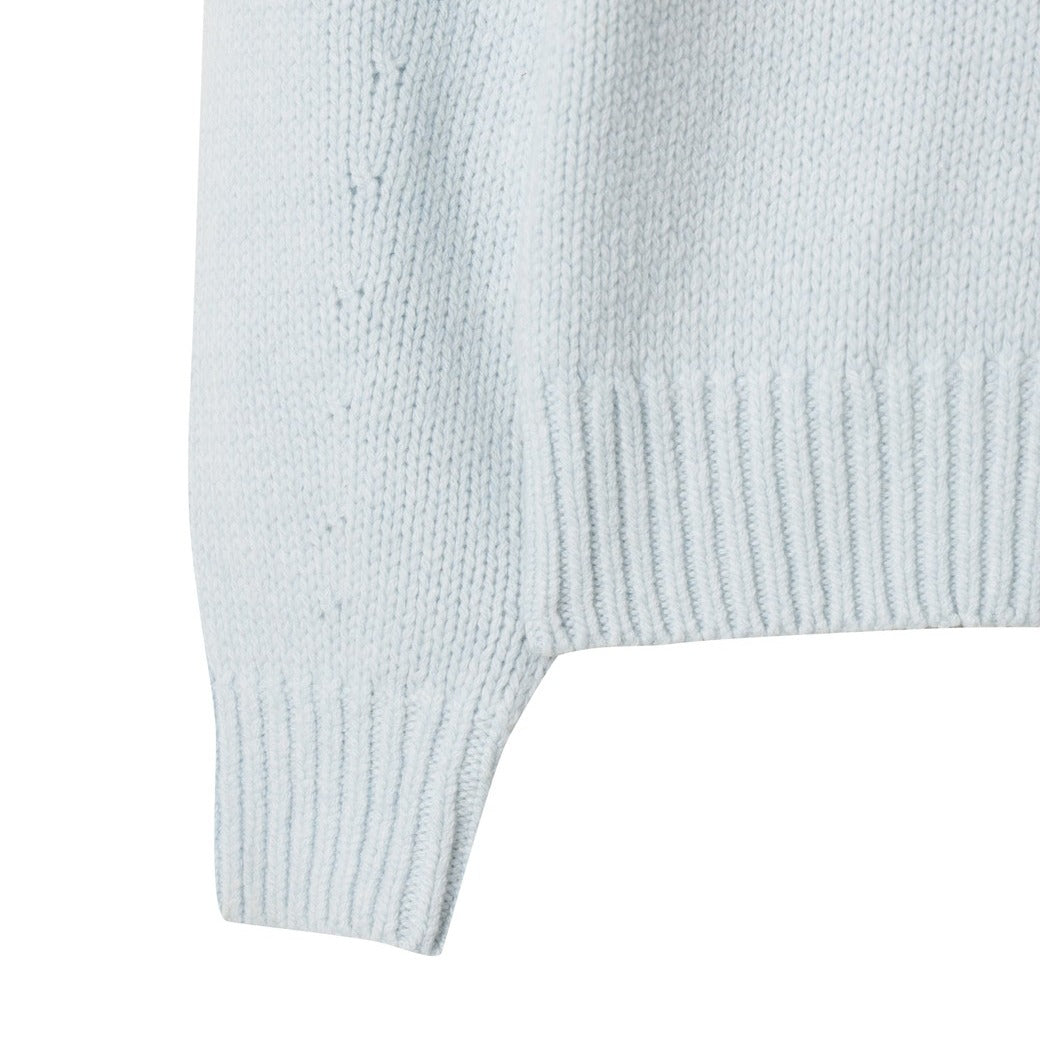 WOMEN BEANIE WAACKYセーター ライトブルー