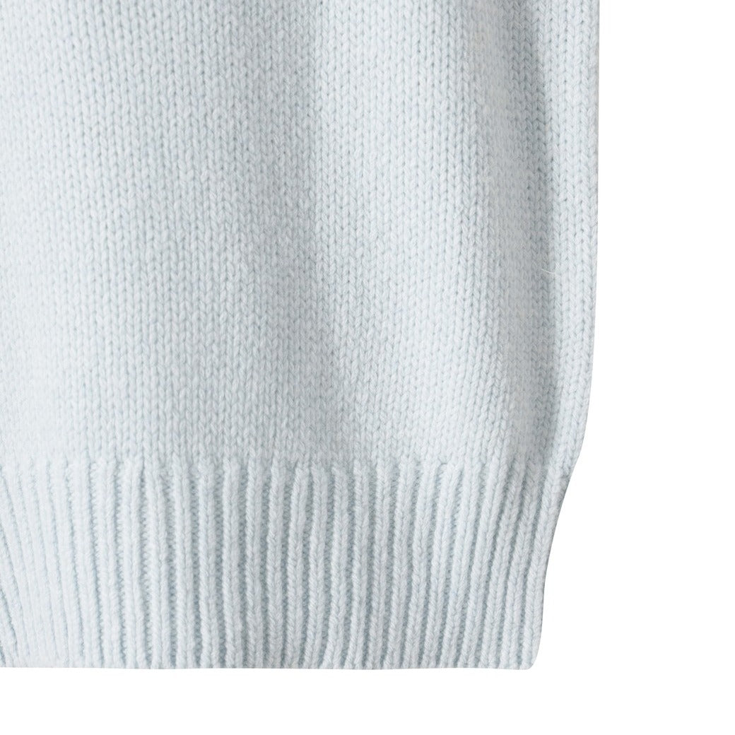 WOMEN BEANIE WAACKYセーター ライトブルー