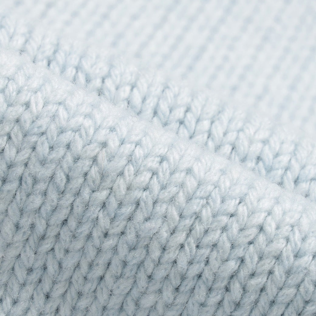 WOMEN BEANIE WAACKYセーター ライトブルー