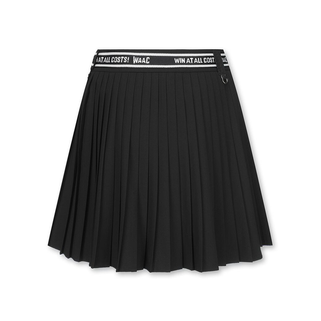 WOMEN バントプリーツキュロットスカート ブラック