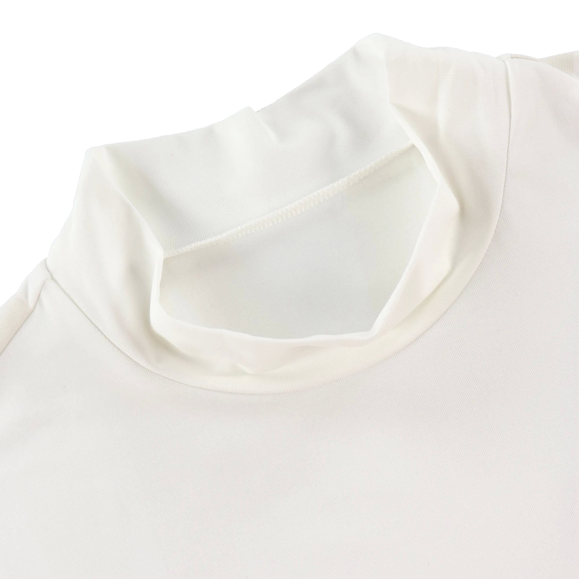 【接触冷感素材】WOMENS CORDURAベア天竺 長袖モックネック ブルー/072232052