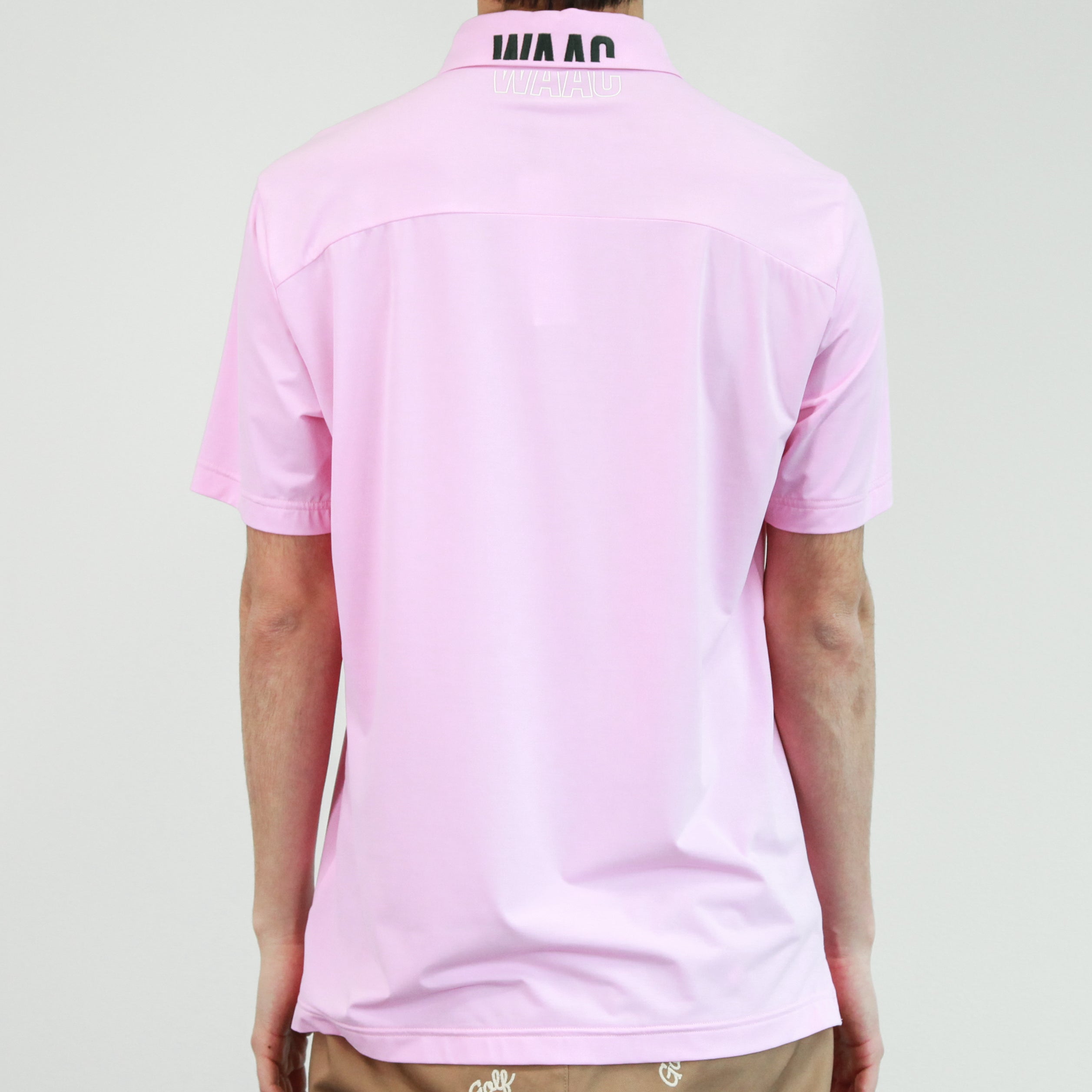 【接触冷感素材】MENS CORDURAベア天竺 半袖ポロシャツ ピンク/072232001