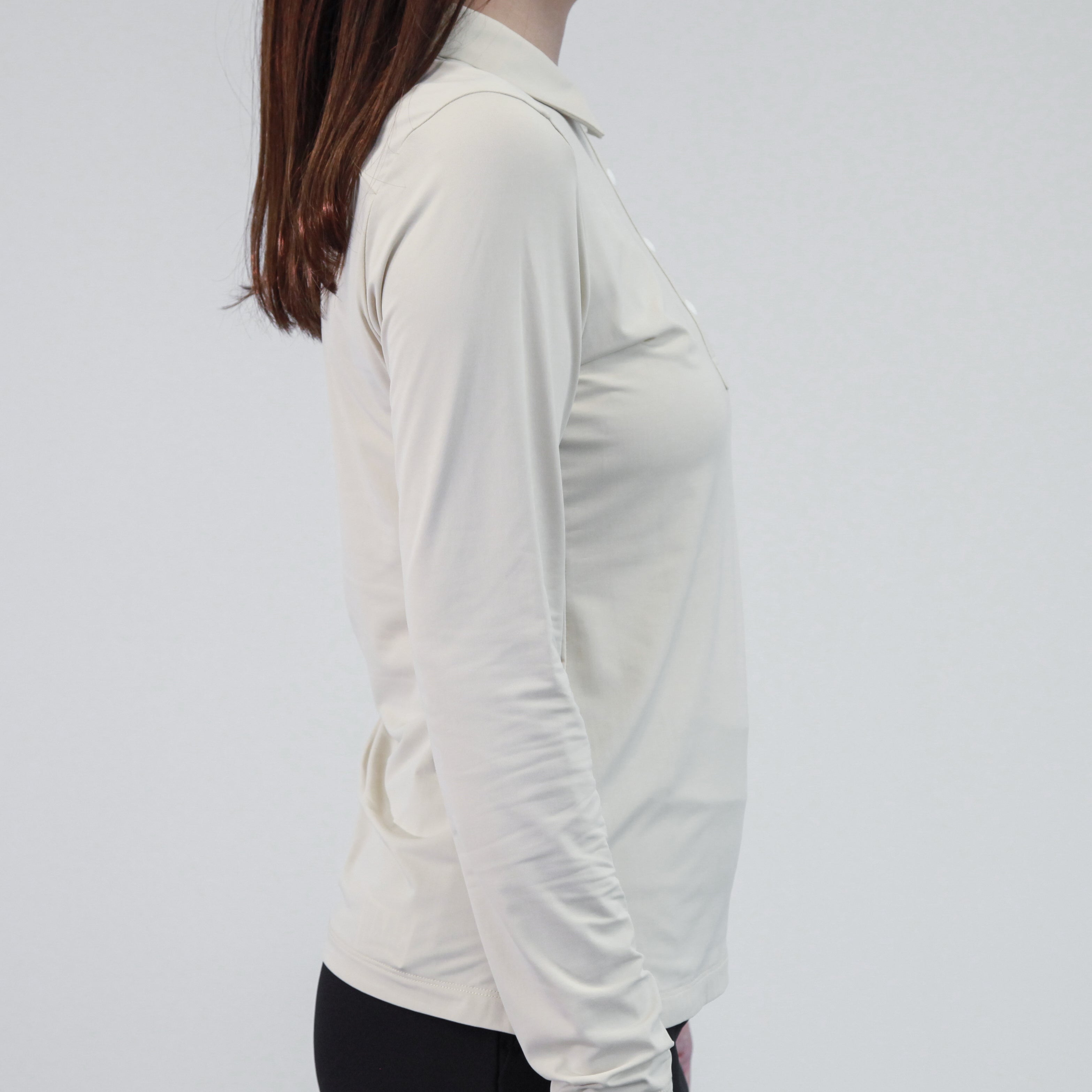 WOMENS CORDURAベア天竺 長袖シャツ ホワイト/072232051