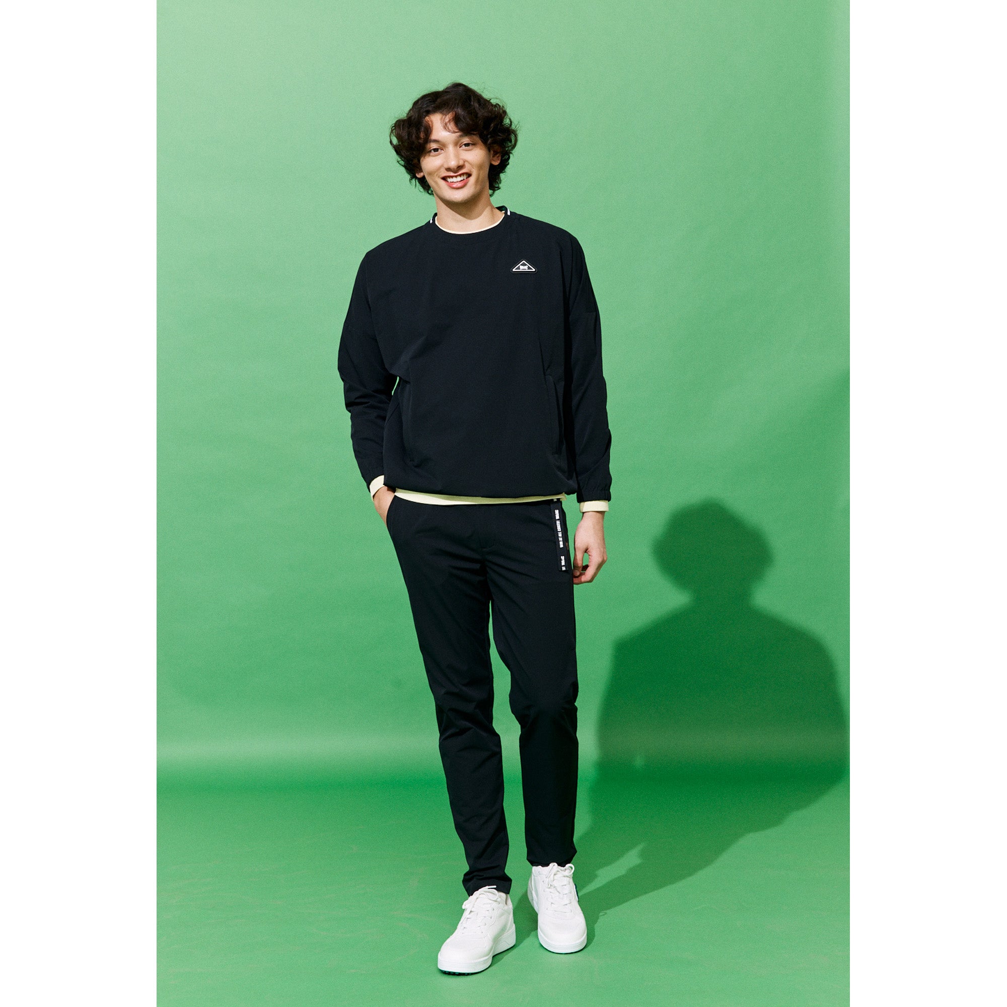 MENS TEXBRIDリップストップ プルオーバー ブラック/072242111