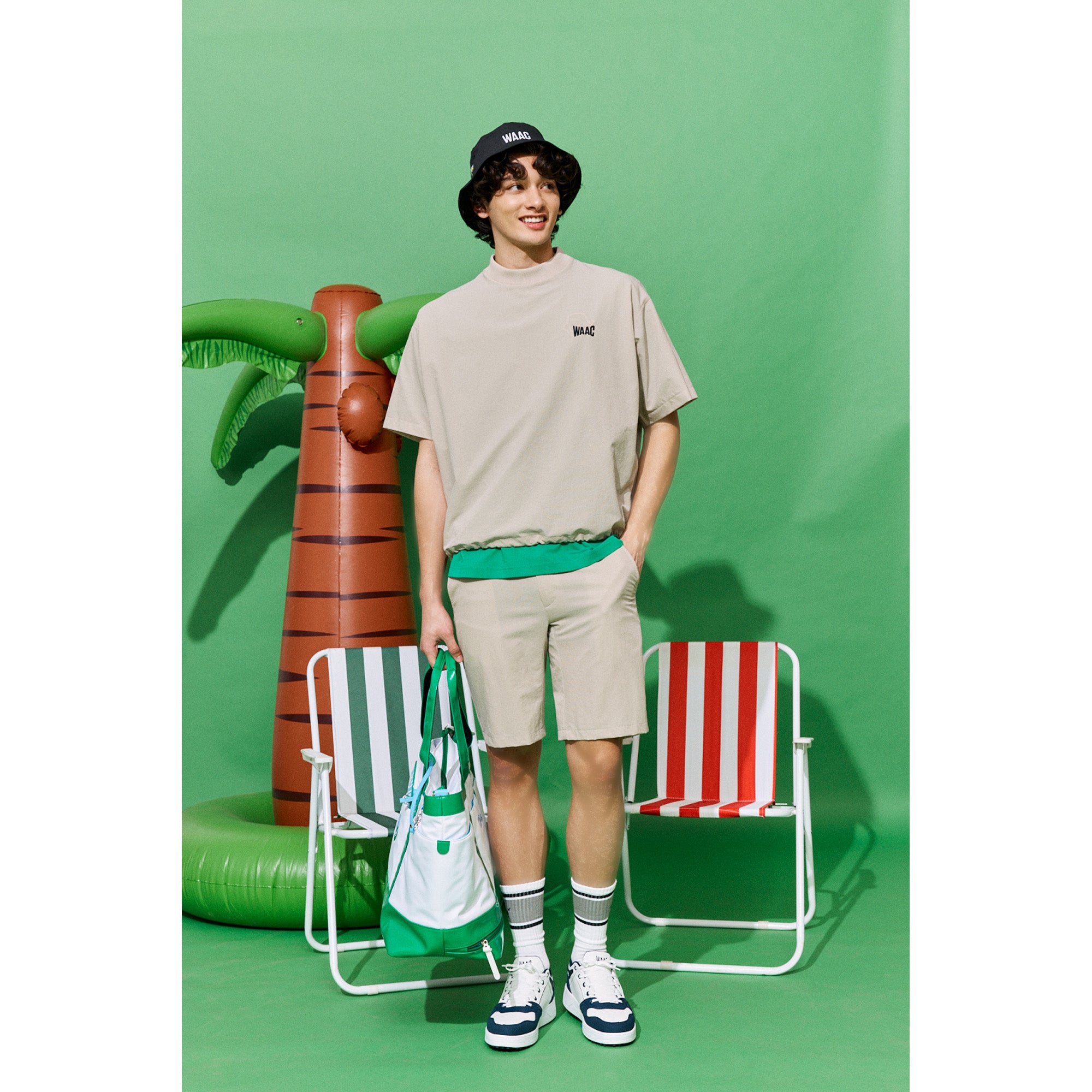 MENS ミニリップストップAir ハーフパンツ チャコール/072242431
