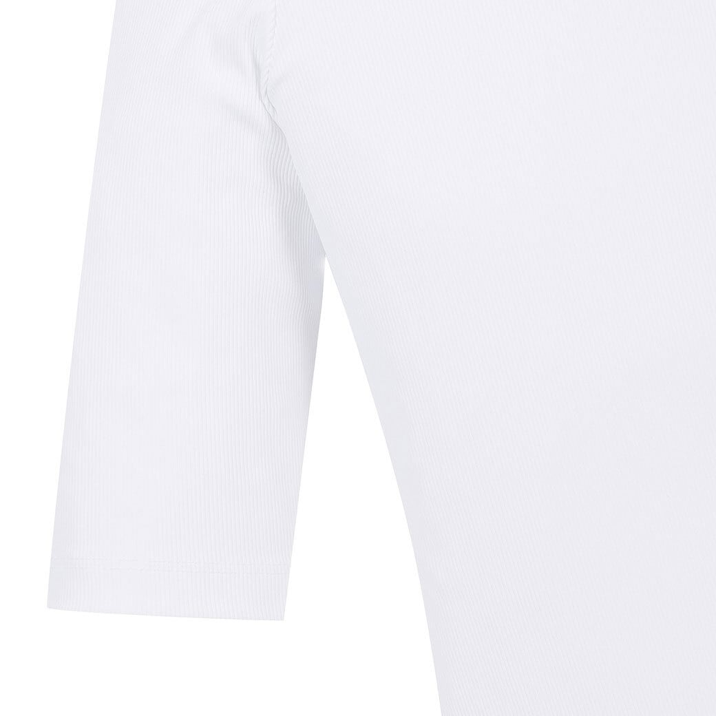 WOMEN 7分袖ポロシャツ