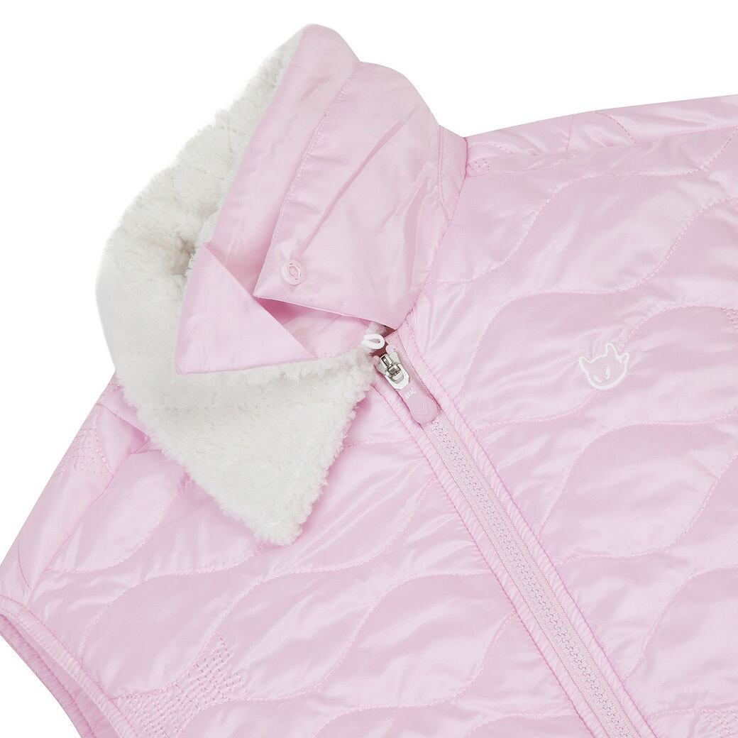 WOMEN キルティングショートベスト