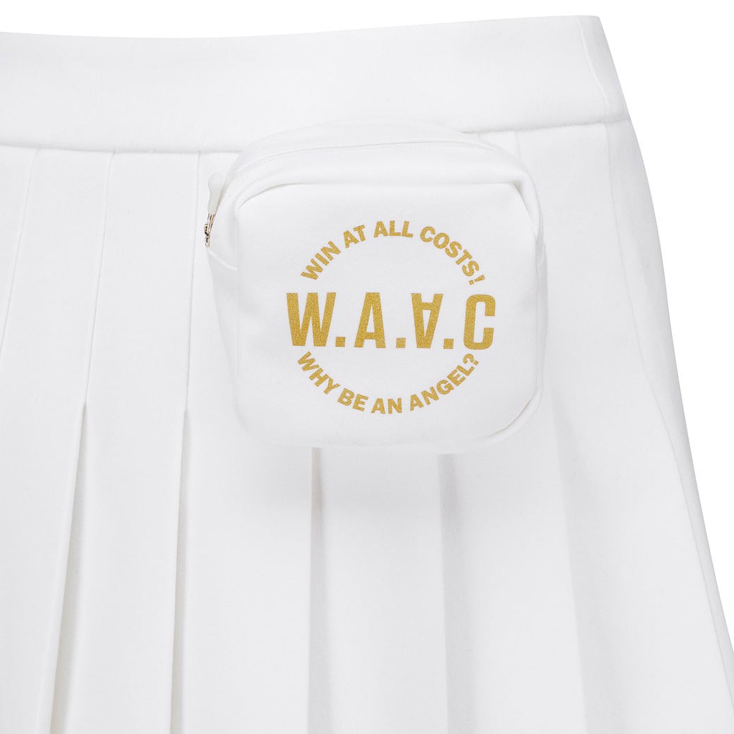 WOMEN ゴールドポイント プリーツキュロットスカート