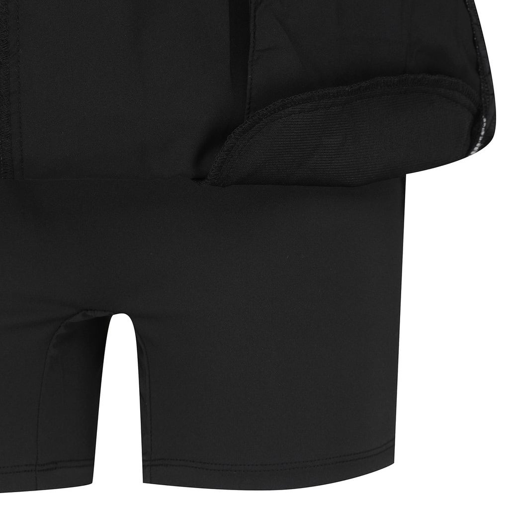 WOMEN パッド入り プリーツキュロットスカート