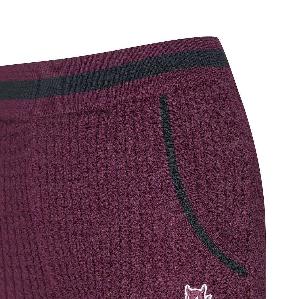 WOMEN ニットショーツ ボルドー